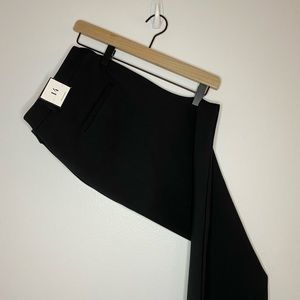 NWT! White House Black Market slim boot black dress pants, size 14.